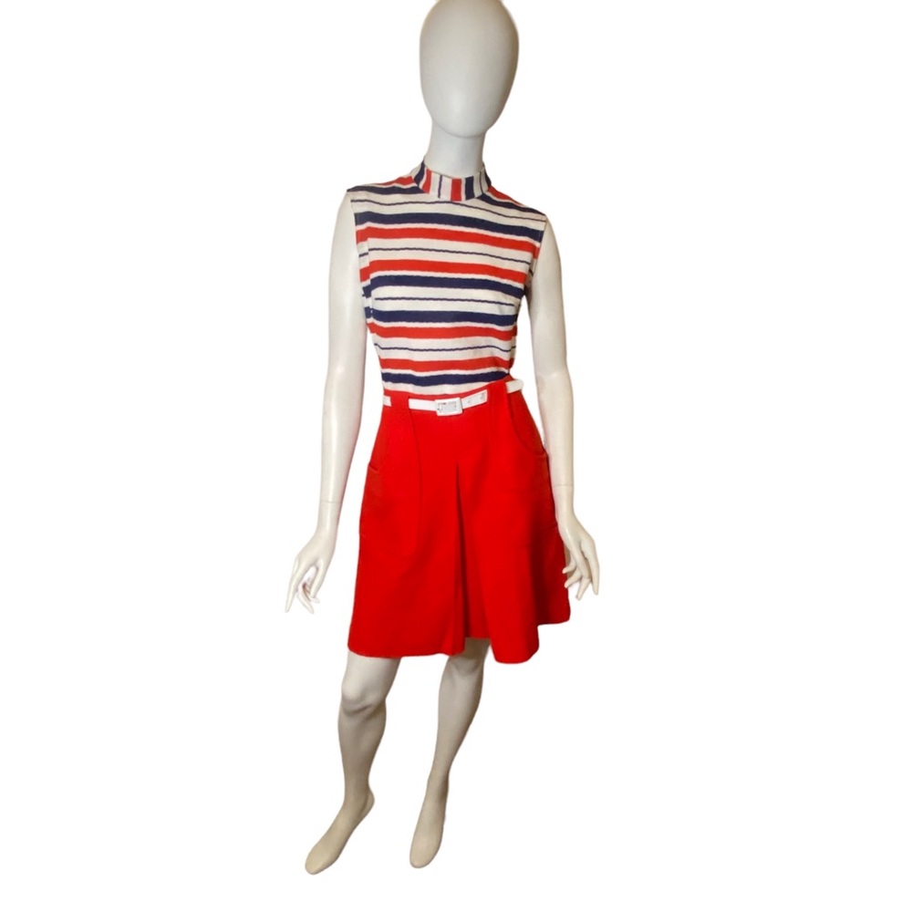 Vintage 60s/70s Golf Skirt by SWEET SWINGER New Old Stock Size M - Picture 2 of 12